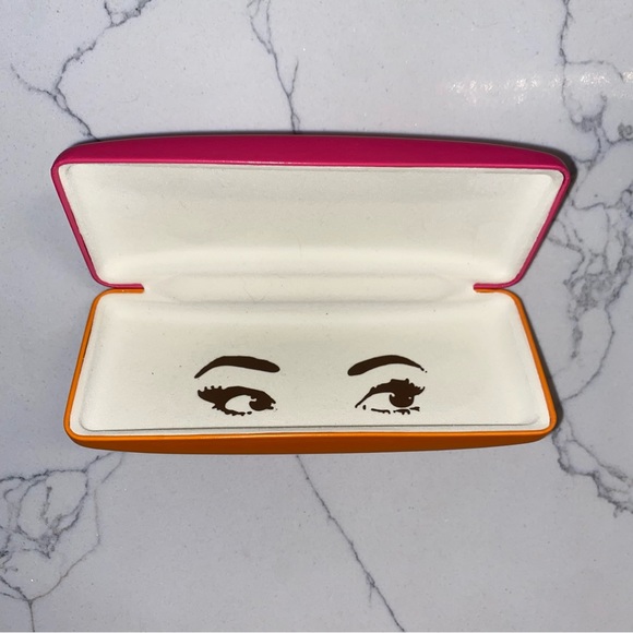 Kate Spade Eyeglasses Case Pink Orange - Picture 3 of 16